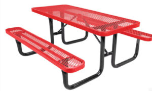 Picnic tables